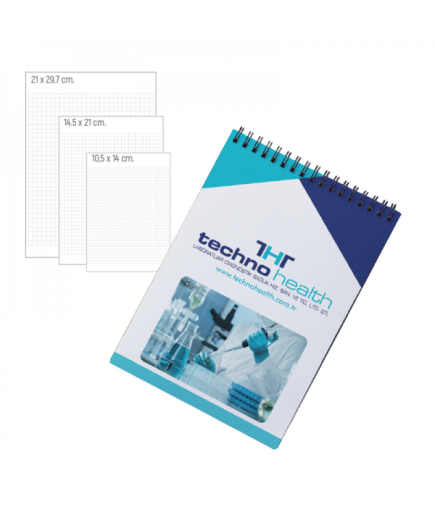 BK-02-1014 Üstten Spiralli Bloknot - Promosyon Bloknot