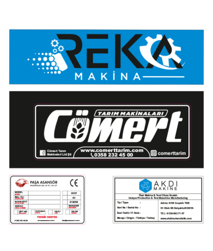 Endüstriyel Etiket - Mypromet Etiket