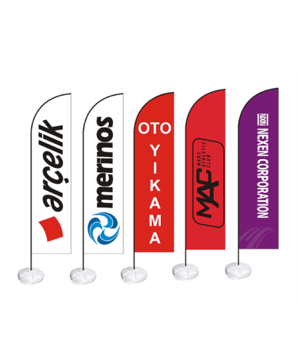 Yelken Bayrak - Promosyon Yelken Bayrak